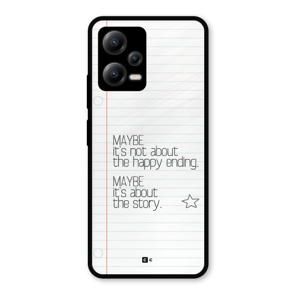 About Story Metal Back Case for Poco X5