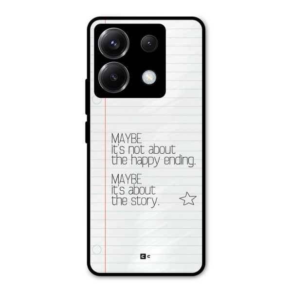 About Story Metal Back Case for Poco X6
