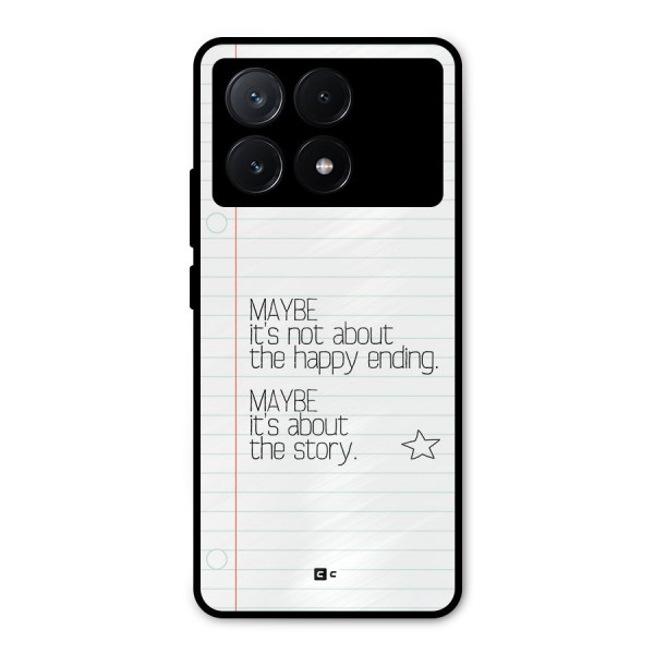 About Story Metal Back Case for Poco X6 Pro