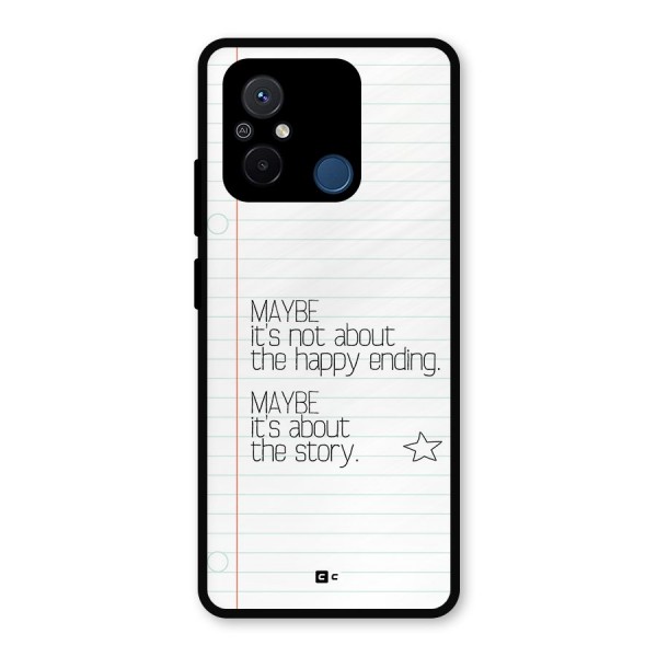 About Story Metal Back Case for Redmi 12C