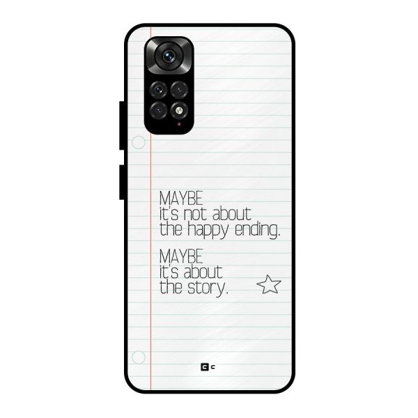 About Story Metal Back Case for Redmi Note 11 Pro