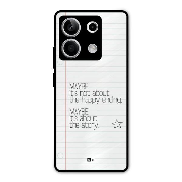 About Story Metal Back Case for Redmi Note 13 5G