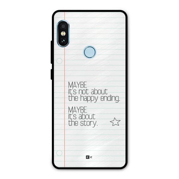 About Story Metal Back Case for Redmi Note 5 Pro