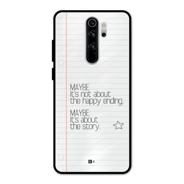 About Story Metal Back Case for Redmi Note 8 Pro