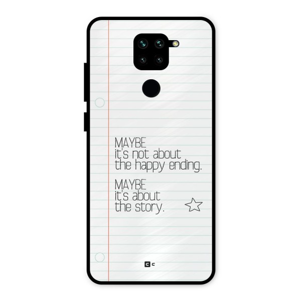 About Story Metal Back Case for Redmi Note 9