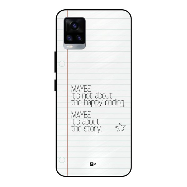 About Story Metal Back Case for Vivo V20