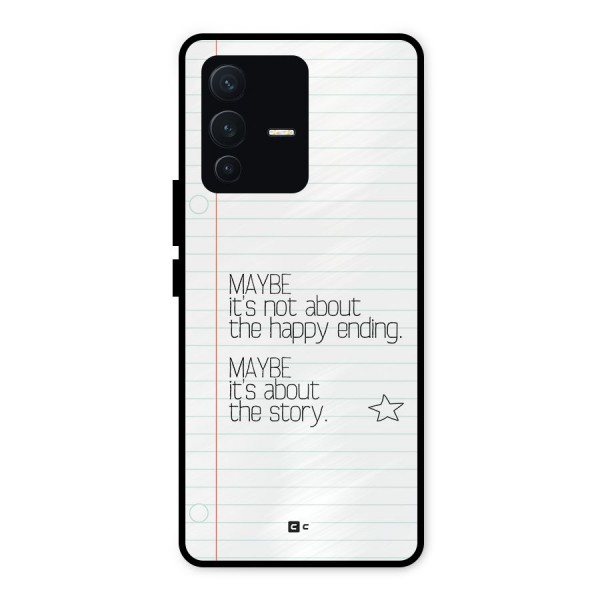 About Story Metal Back Case for Vivo V23 5G