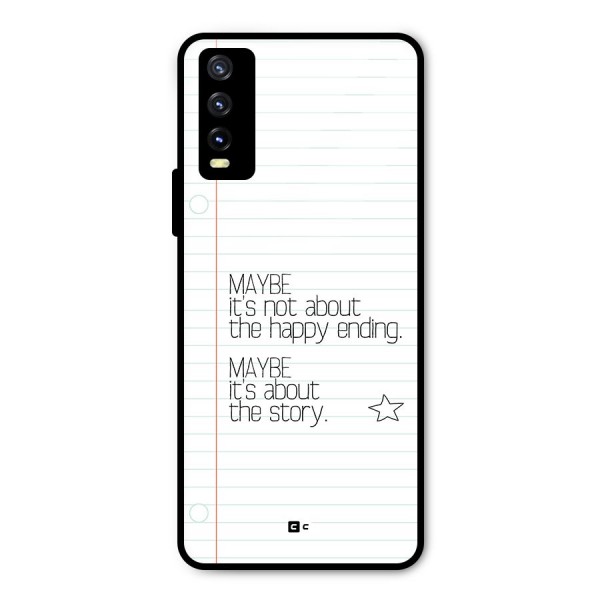 About Story Metal Back Case for Vivo Y20i