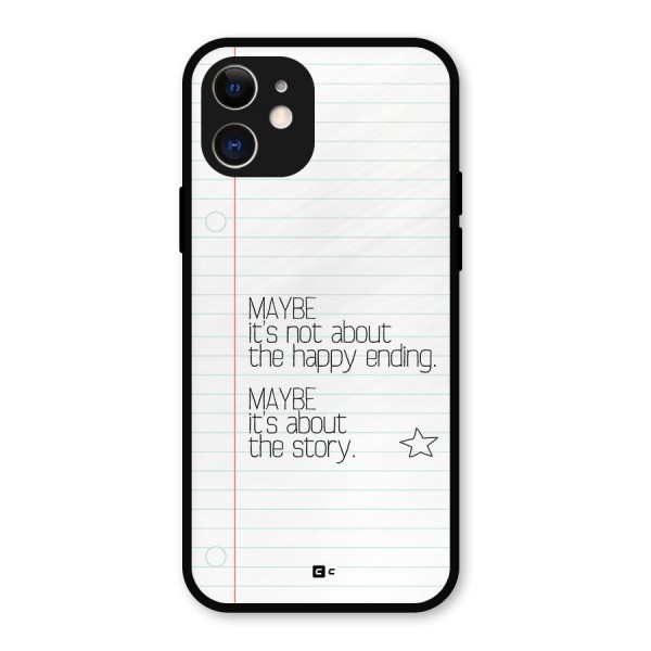 About Story Metal Back Case for iPhone 12