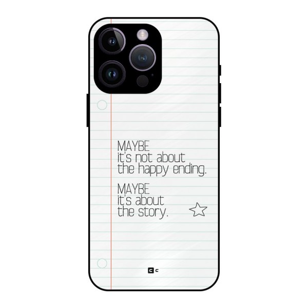 About Story Metal Back Case for iPhone 14 Pro Max