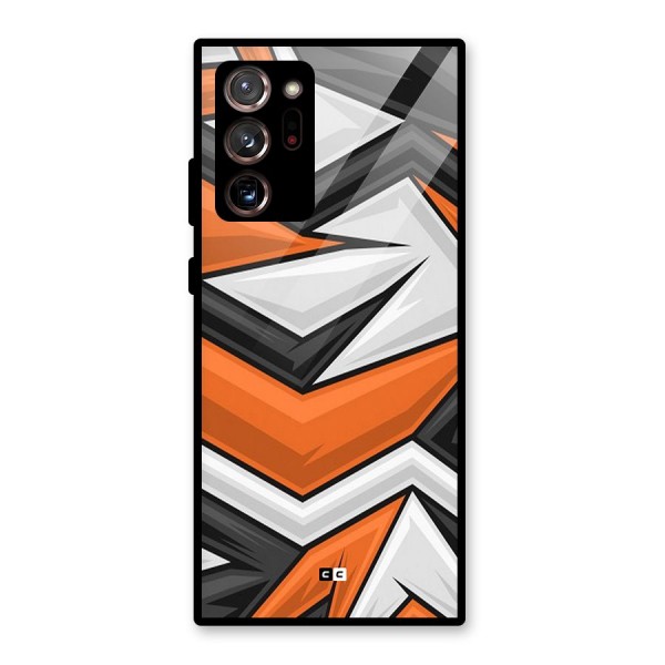 Abstract Comic Glass Back Case for Galaxy Note 20 Ultra 5G