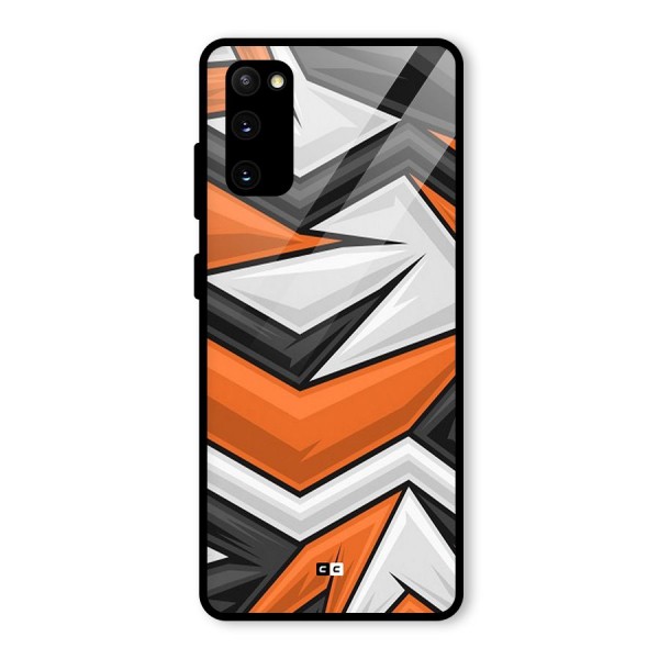 Abstract Comic Glass Back Case for Galaxy S20 FE 5G