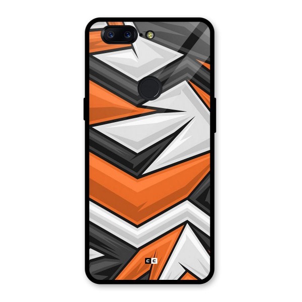 Abstract Comic Glass Back Case for OnePlus 5T