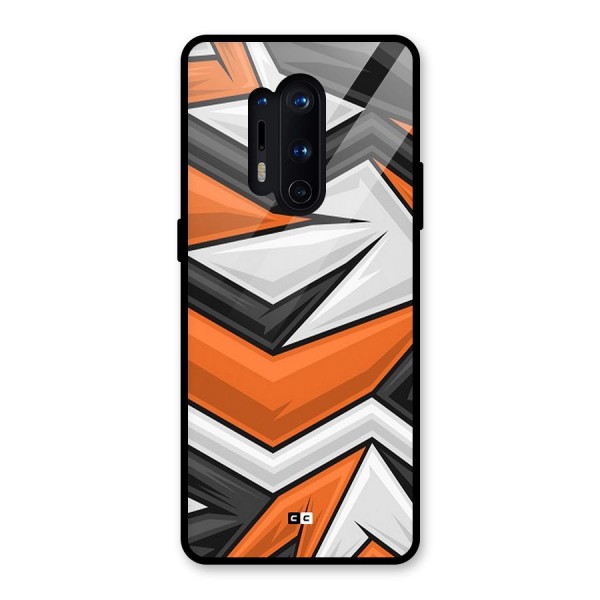 Abstract Comic Glass Back Case for OnePlus 8 Pro