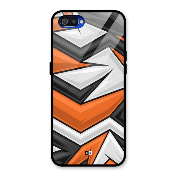 Abstract Comic Glass Back Case for Realme C2