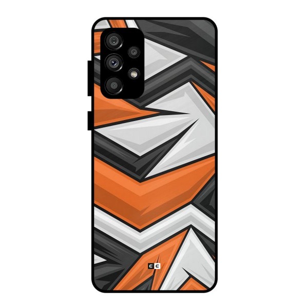 Abstract Comic Metal Back Case for Galaxy A73 5G