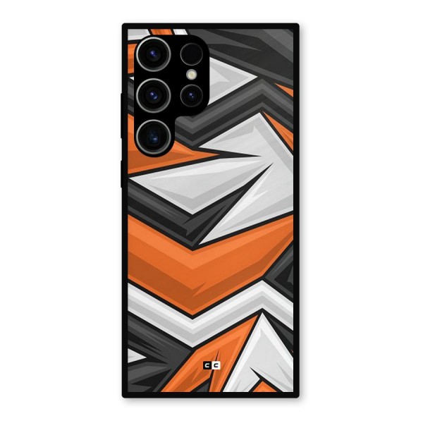 Abstract Comic Metal Back Case for Galaxy S23 Ultra