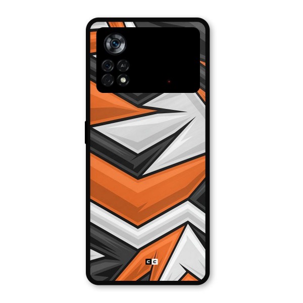 Abstract Comic Metal Back Case for Poco X4 Pro 5G