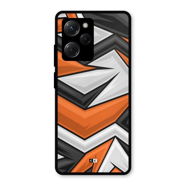 Abstract Comic Metal Back Case for Poco X5 Pro