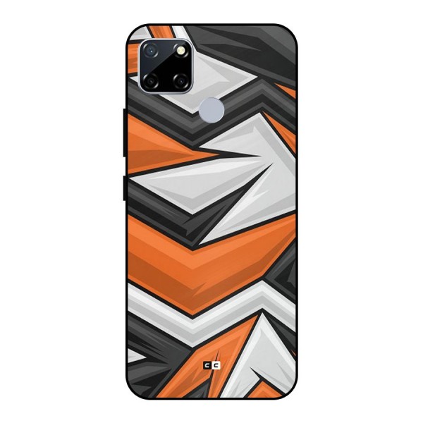 Abstract Comic Metal Back Case for Realme Narzo 30A