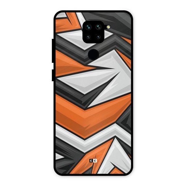 Abstract Comic Metal Back Case for Redmi Note 9