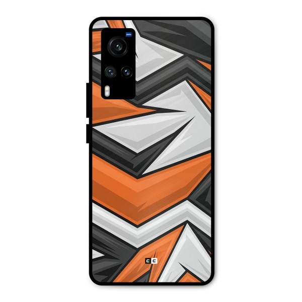 Abstract Comic Metal Back Case for Vivo X60
