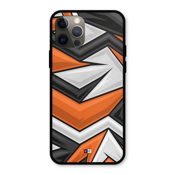Abstract Comic Metal Back Case for iPhone 12 Pro