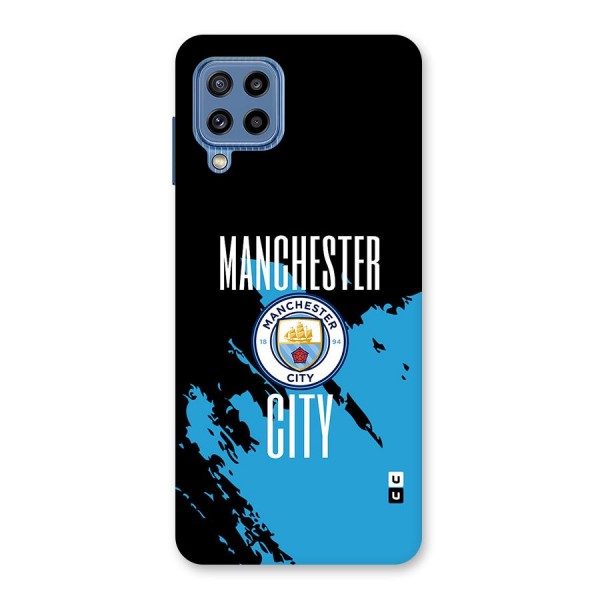 Abstract Manchester Glass Back Case for Galaxy M32