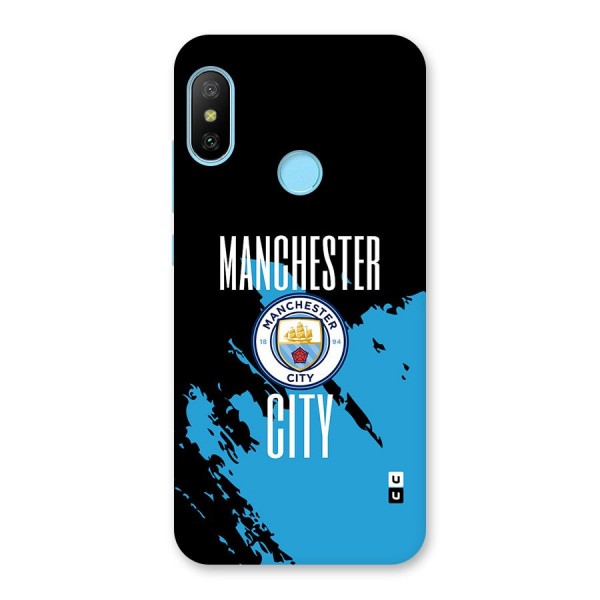 Abstract Manchester Back Case for Redmi 6 Pro