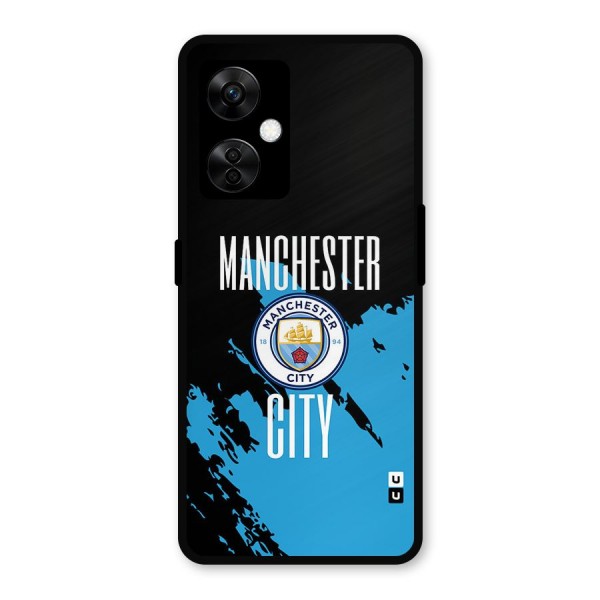 Abstract Manchester Metal Back Case for OnePlus Nord CE 3 Lite