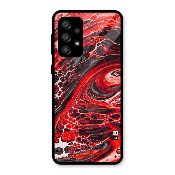 Abstract Pattern Gradient Marbled Glass Back Case for Galaxy A32