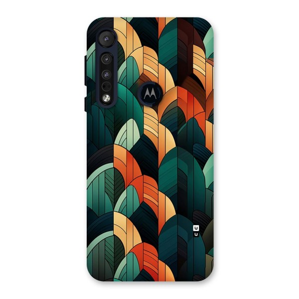 Abstract Seamless Pattern Back Case for Motorola One Macro