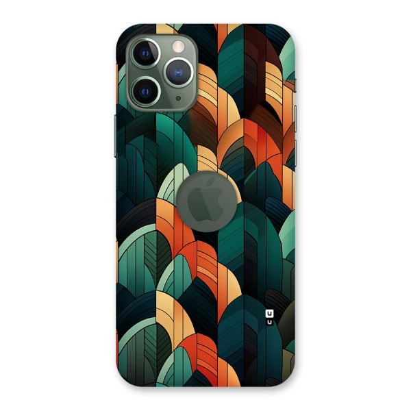 Abstract Seamless Pattern Back Case for iPhone 11 Pro Logo Cut