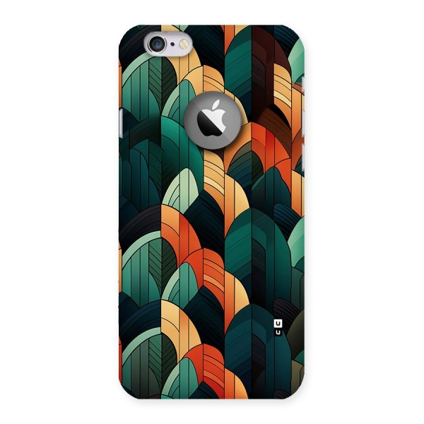 Abstract Seamless Pattern Back Case for iPhone 6 Logo Cut