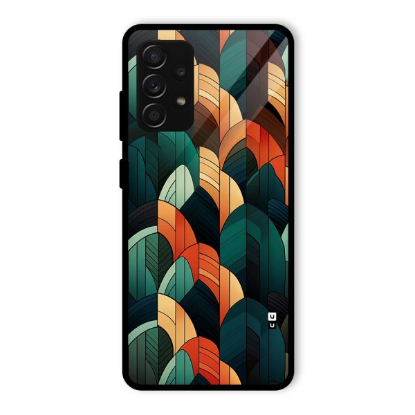 Abstract Seamless Pattern Glass Back Case for Galaxy A53 5G