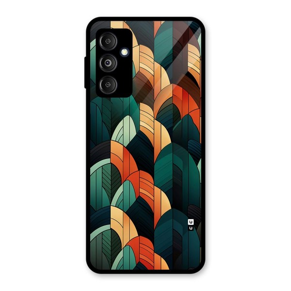 Abstract Seamless Pattern Glass Back Case for Galaxy M14 5G