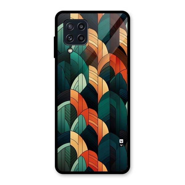 Abstract Seamless Pattern Glass Back Case for Galaxy M32