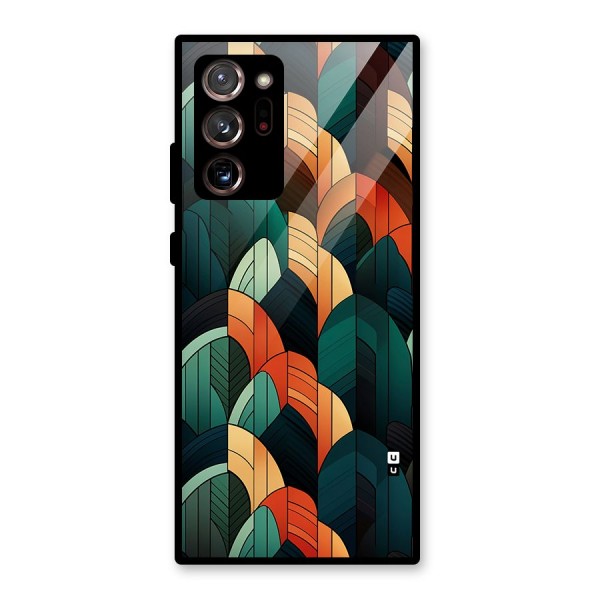 Abstract Seamless Pattern Glass Back Case for Galaxy Note 20 Ultra
