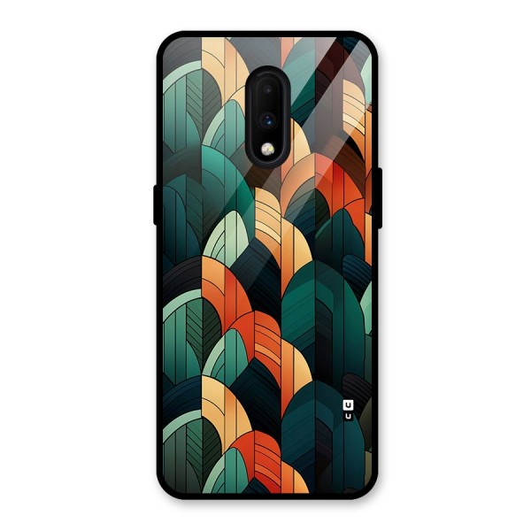 Abstract Seamless Pattern Glass Back Case for OnePlus 7