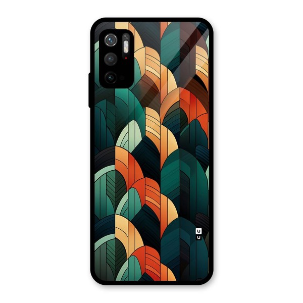 Abstract Seamless Pattern Glass Back Case for Poco M3 Pro 5G