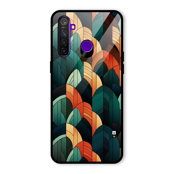 Abstract Seamless Pattern Glass Back Case for Realme 5 Pro