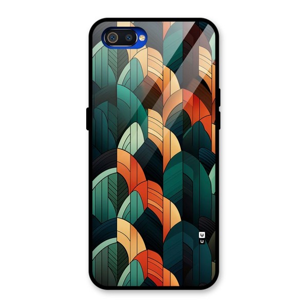 Abstract Seamless Pattern Glass Back Case for Realme C2