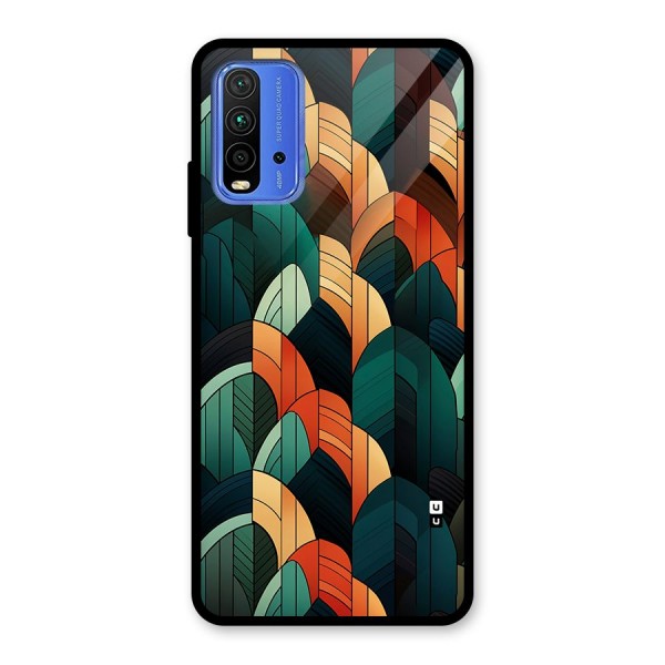 Abstract Seamless Pattern Glass Back Case for Redmi 9 Power