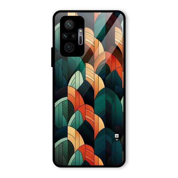 Abstract Seamless Pattern Glass Back Case for Redmi Note 10 Pro Max