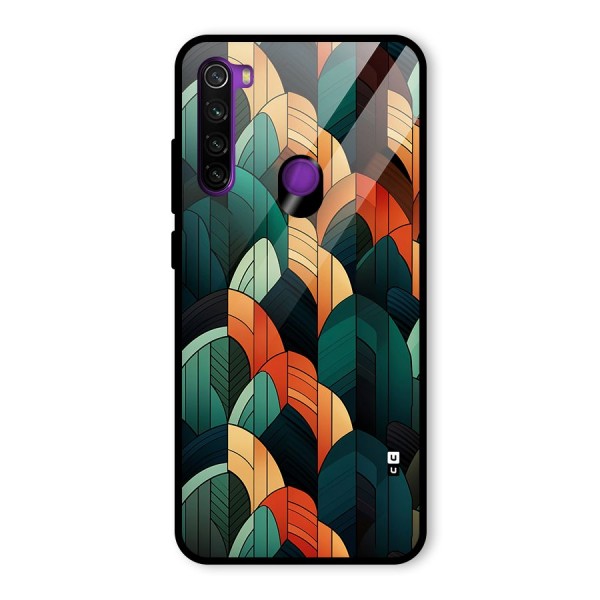 Abstract Seamless Pattern Glass Back Case for Redmi Note 8