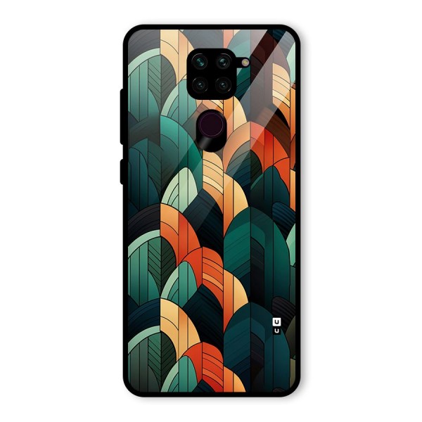 Abstract Seamless Pattern Glass Back Case for Redmi Note 9