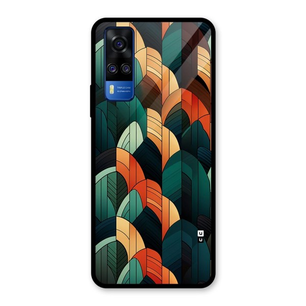Abstract Seamless Pattern Glass Back Case for Vivo Y51