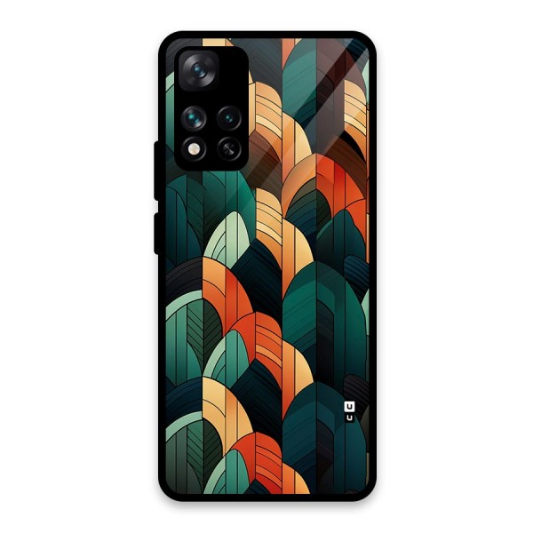 Abstract Seamless Pattern Glass Back Case for Xiaomi 11i 5G