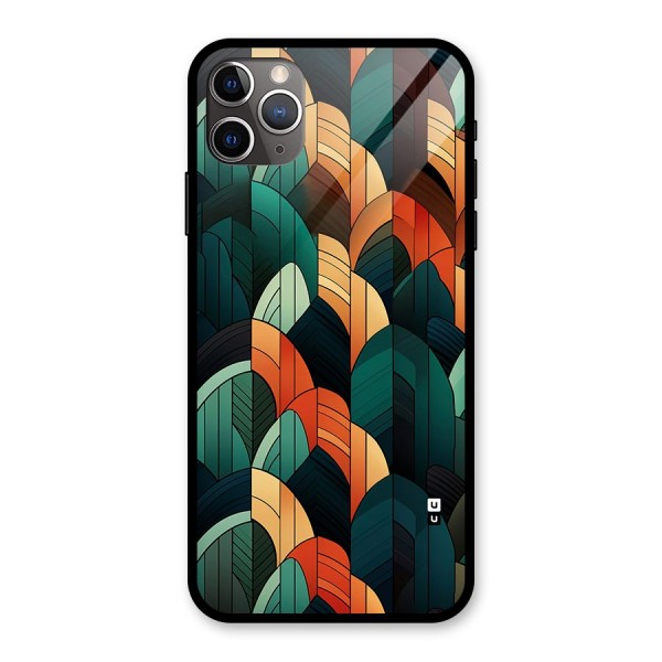 Abstract Seamless Pattern Glass Back Case for iPhone 11 Pro Max