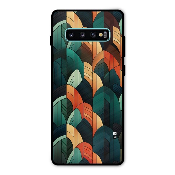 Abstract Seamless Pattern Metal Back Case for Galaxy S10 Plus